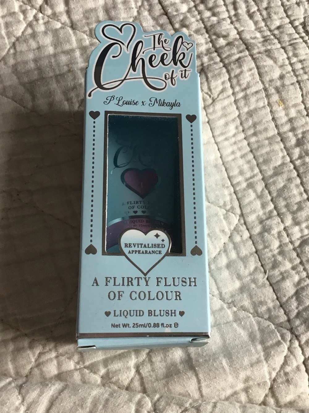 New P.Louise x Mikayla Pretty Pansy The Cheek of It Liquid Blush